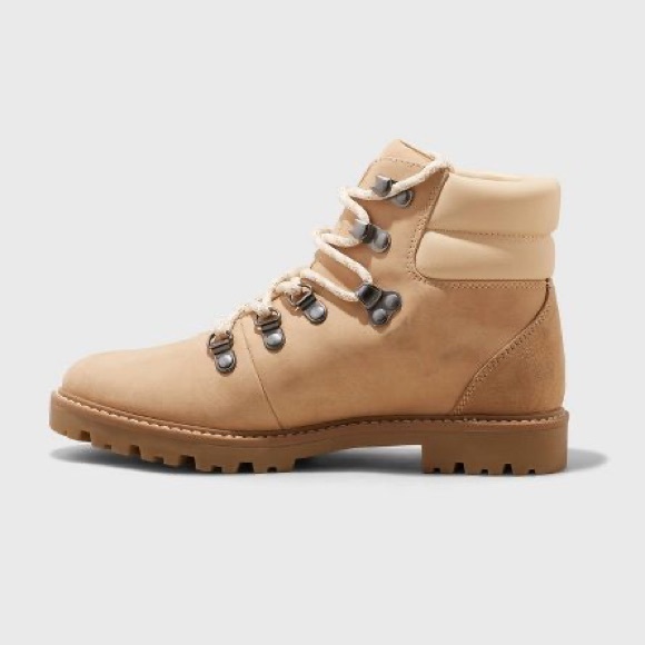 Women's Tully Lace-Up Winter Hiking Boots Tan- Universal Thread™ - Picture 3 of 4